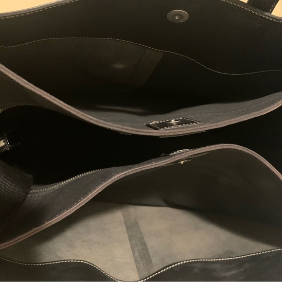 Frank Daniel Black Leather Men's Bag - Picture 7 of 16